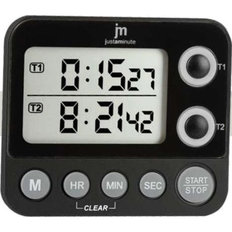 Lowell JT-5413N Küchen-Timer Digitaler Küchentimer Schwarz
