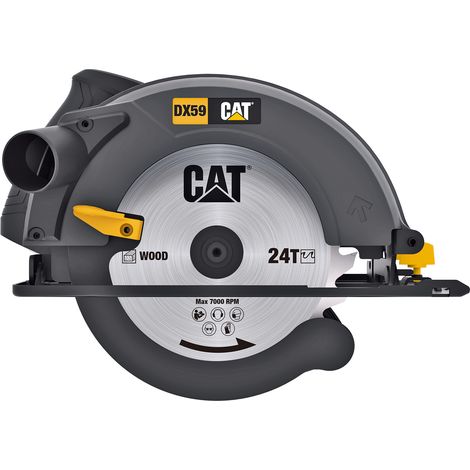 CAT DX59 sierra circular portátil 18,5 cm Negro 5800 RPM 1400 W (1/2)