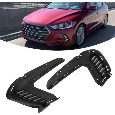 Ein Paar LED-Tagfahrlichter mit Blinkern für Hyundai Elantra 2016, 2017 und 2018. (1/5)