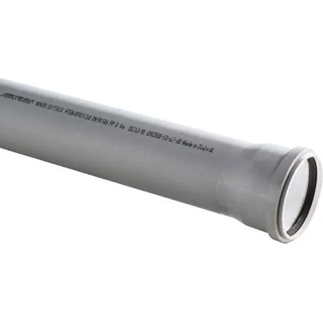 Tubo 1 bicchiere ad innesto in pp con guarnizione serie ed tech ø160 mt 2 WAVIN