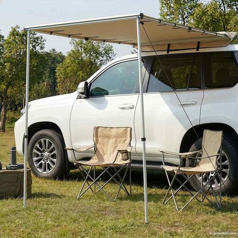vidaXL Toldo para autocaravanas y caravanas 1,2x2x2,15 m beige (1/5)