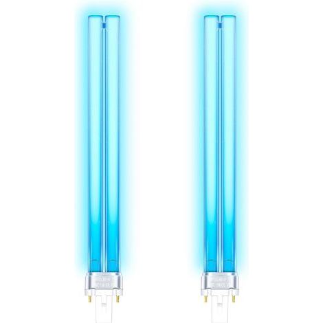 Lot de 2 Ampoule G23, 11W UVC, Verre Quartz, Filtre Étang, Bassin - Lot de 2 Ampoule G23, 11W UVC, Verre Quartz, Filtre Étang, Bassin (1/5)
