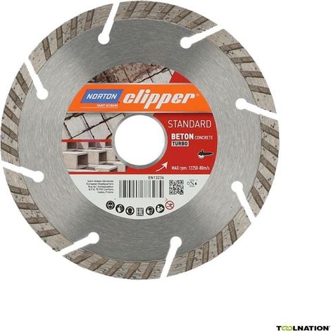 Norton Clipper Disco Diamantato STANDARD BETON TURBO 230x22,23 mm