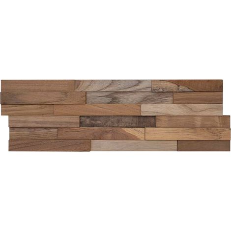 Paneles de pared 10 uds. Natural 56 x 18 x 2 cm vidaXL (1/5)