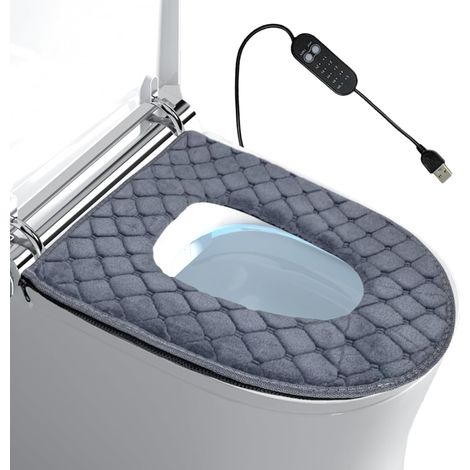 Toilettensitzkissen 5 Heizstufen mit Timer weich und