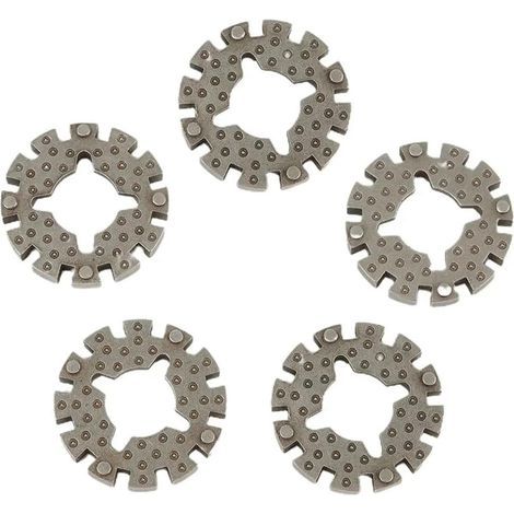 BUNTHAUS Universeller Adapter für oszillierende Multitools, Schnellspann-System, kompatibel mit allen gängigen Sägen, 5er Pack – Praxis-Zubehör für Sägeblätter