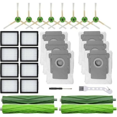 YMYNY Kit pour Irobot Roomba I7 I7+ I3 I4 I6 I8+ J7+ E5 E6 E7 Robot aspirapolvere (1/4)