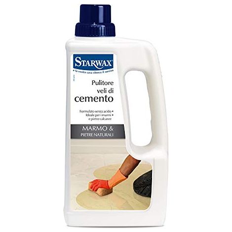 STARWAX - PULITORE VELI CEMENTI per Marmo E Pietre Naturali 1LT