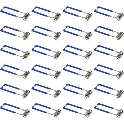 Lot de 24 pinces de fixation à ressort pour spot GU10 MR16 1,5 x 60 mm (1/5)