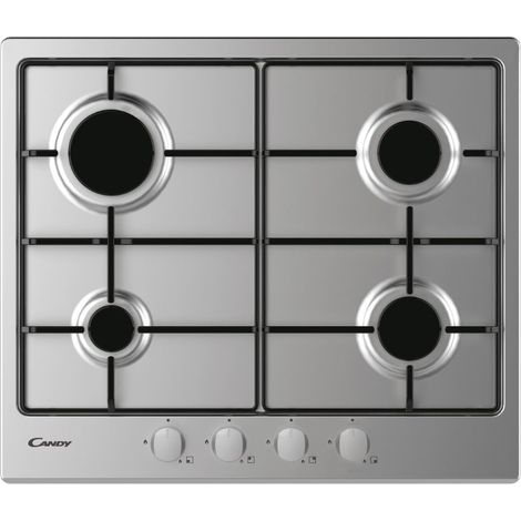 Candy Timeless CDOY6GRX. Colore del prodotto: Acciaio inox, Posizionamento dell'apparecchio: Da incasso, Dimensione della larghezza del piano cottura: 59 cm. Tipo di controllo: Manopola,... - 33802764 (1/5)