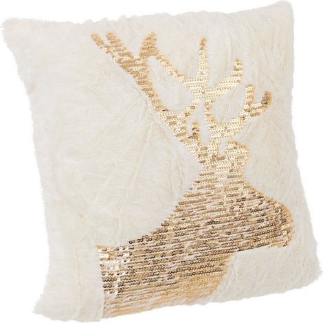Cuscino "Glint" renna per decorazioni natalizie 45x45