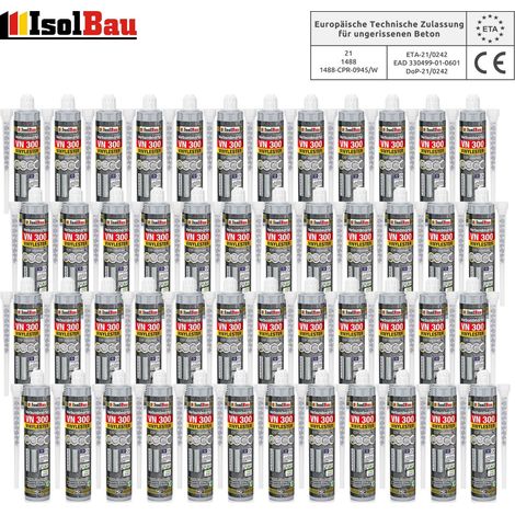 Verbundmörtel 48 x VN 300ml Injektionsmörtel 96 x Statikmischer ETA Zulassung (1/5)