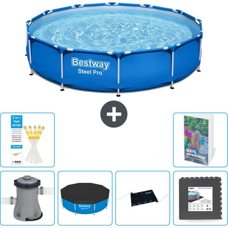 Bestway Steel Pro Rund - 305x76 cm - 7-teilig S195