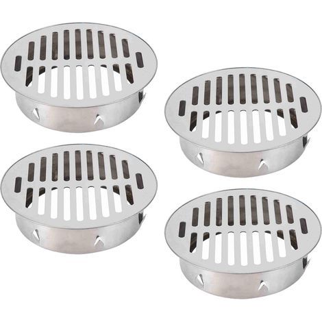 Set mit 4 runden 160-mm-Bodenablaufrosten (1/5)