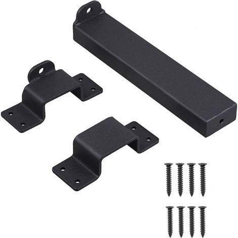 Chiusure per cancelli scorrevoli resistenti con foro per lucchetto, per cortili esterni, porte scorrevoli, ferramenta di sicurezza per porte domestiche, chiusure resistenti con foro per lucchetto (1/4)
