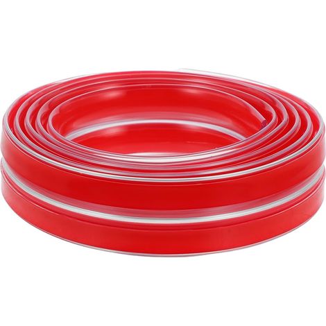 Protection d'angle adhésive rouge pour table et cheminée, en PVC (1/5)