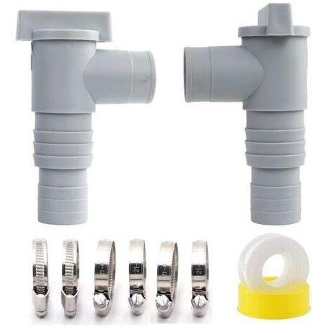 Vanne D'arrêt Pour Piscines Avec Raccord De Tuyau De 32 mm Robinet D'arrêt Po (1/5)