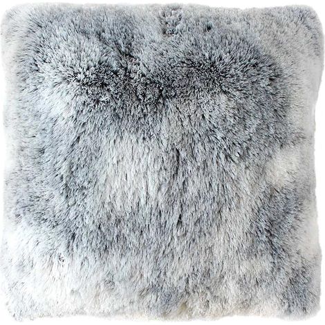 Coussin a poil 40 x 40 cm Ours gris (1/2)