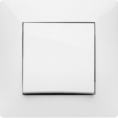 COMMUTATEUR ENCASTRÉ BLANC CROISÉ - 10 A