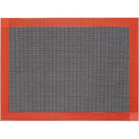 Tapis de cuisson en maille, doublure en fibre de verre de qualité alimentaire, antiadhésif pour four et micro-ondes