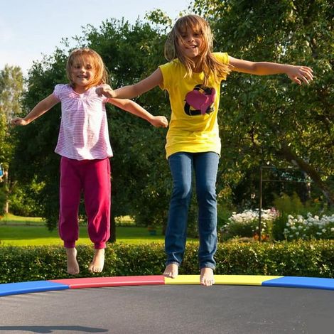 10Ft Trampoline Pad, Tear-Resistant Edge Cover Springs Protection Pad, All Weather Replacement Trampoline Safety Pad (1/3)