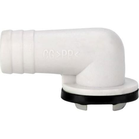 Tuyau évacuation condensat climatiseur, raccord angle droit (1/5)