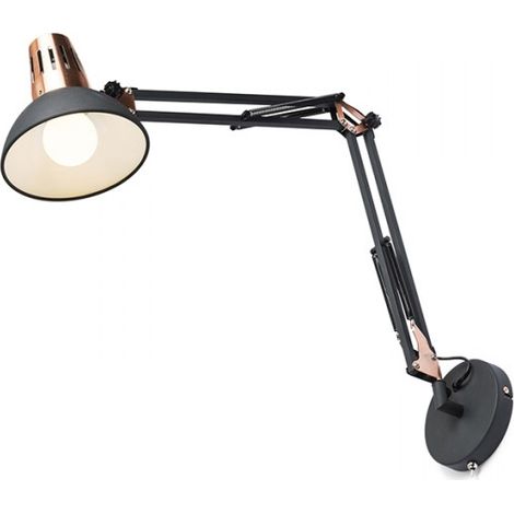 Lampada ANTE parete Nero Rame 230V E27 28W