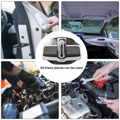 1 Ensembles Stabilisateur de Porte Protecteur Serrure Loquets Couvercles ButéE pour Alphard Vellfire (1/5)