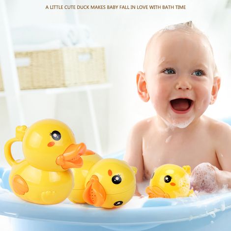 Jouet de bain canard arrosoir pour bébé - Idéal plage, piscine et douche (1/5)