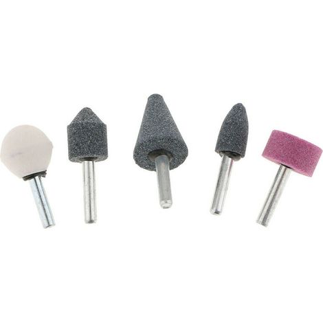 5 PUNTE LUCIDATURA TESTINA SMERIGLIATURA UTENSILE ROTANTE SMERIGLIATRICE 6MM