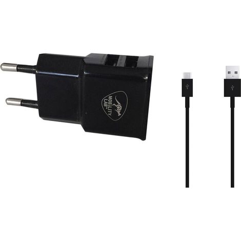 Connectique et chargeurs pour tablette Mobility Lab Chargeur secteur + câble Micro USB Noir