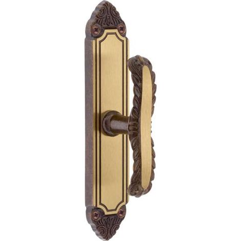Martellina porte in ottone - Bronzo satinato - Quadro 7 mm