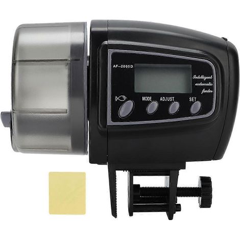 Automatischer Fischfutterspender mit LCD-Bildschirm, programmierbarem Timer, Aquariumzubehör für Becken. (1/5)