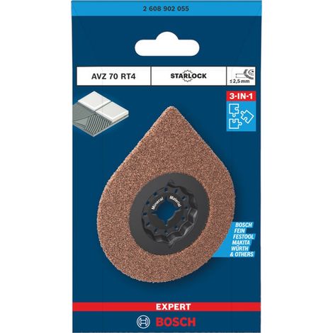 Bosch EXPERT Fugenentfernungsplatte AVZ 70 RT4 3 max, Ø 70 mm