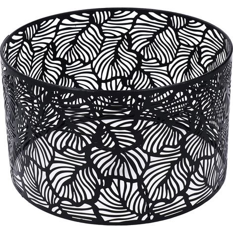 Abat-jour noir moderne pour ampoules E14 et E27, abat-jour décoratif simple pour la maison (1/4)