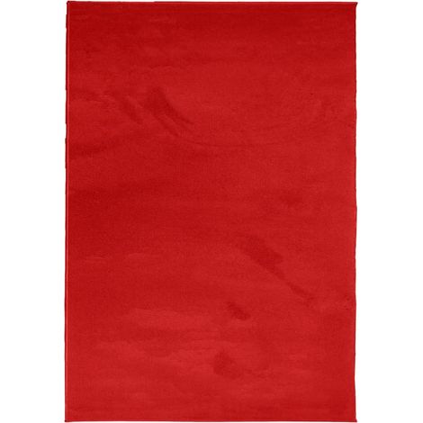 Tapis OVIEDO à poils courts rouge 160x230 cm vidaXL (1/6)