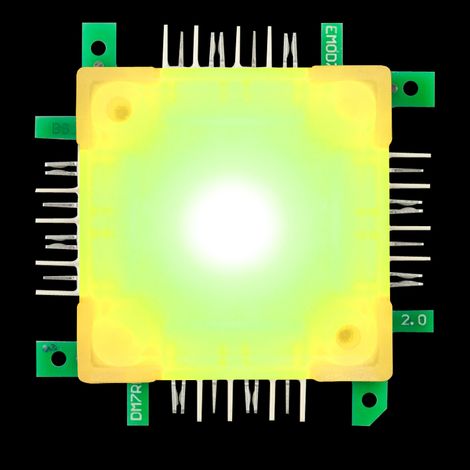 Ruban LED intérieur allnet 126137 flexible jaune