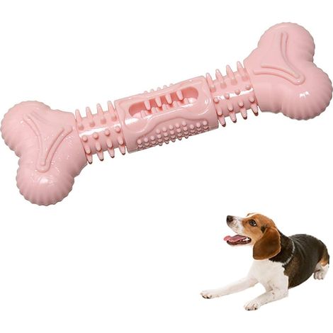 Jouet pour Chien, Nettoyage des Dents en Caoutchouc Naturel Jouet à Mâcher pour Moyens et Petits Chiens Pas pour Les Chiens Agressifs