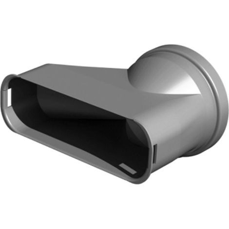 Wolf Adattatore canale piatto 50x140 per il collegamento al distributore d'aria, 2577600