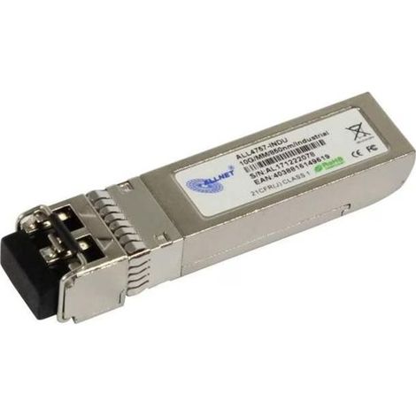 Módulo de conmutador ALLNET ALL4757-INDU SFP+(Mini-GBIC), multimodo de 10 Gbit, SR/LC, industrial -40/+85 grados,