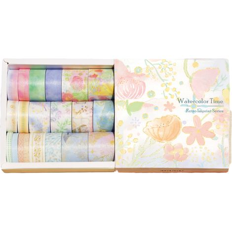 Coffret décoratif d'album photo avec 20 volumes à couverture souple[C]