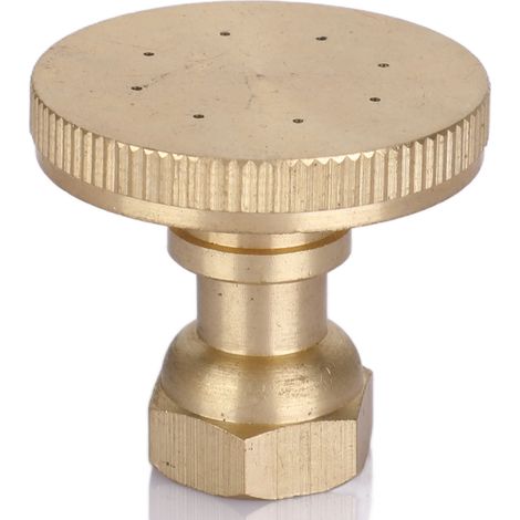 Buse de pulvérisation pour jardin, tête droite en cuivre G3/8 à filetage interne, 8 trous, pour tuyau d'arrosage agricole (1/5)