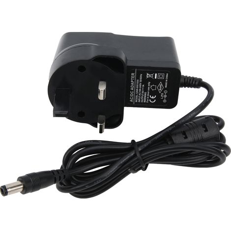 Adaptateur secteur pour pédale d'effet 9V 1A pour guitare électrique, orgue, clavier et amplificateur (prise britannique 100-240V). (1/5)