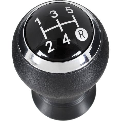 Pomo de cambio de marchas negro Toyota Auris I E15 06-12 de 5 velocidades (1/5)