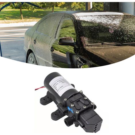 Pompe à membrane haute pression électrique intelligente, débit de 6 L, auto-amorçante, pour lavage de voitures et agriculture, 12 V CC, 72 W (1/5)