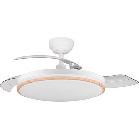VENTILATORE DA SOFFITTO MISTRAL 3 PALE RETRATTILI LEGNO