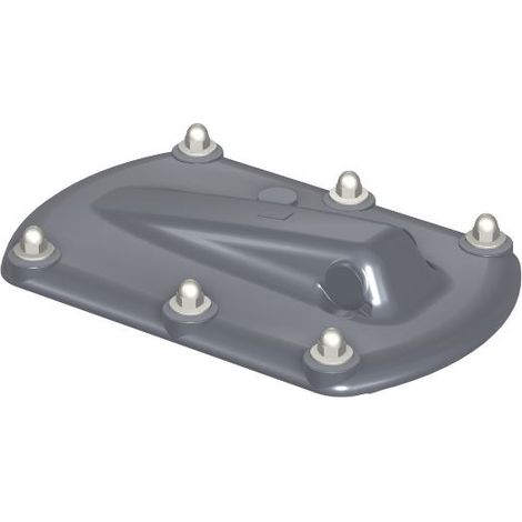 Verriegelungsdeckel m.Dichtungsgummi für ACO TRIPLEX K0 Typ 0, TRIPLEX K