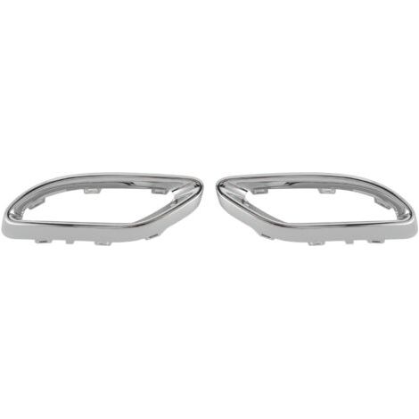 RHG Couvercle d'embout d'échappement chromé brillant, garniture de remplacement pour mercedes-benz A B C E GLC classe cls W177 W247 W205 W213 X253 C257 (1/5)