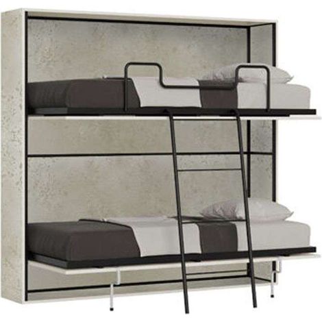 Letto doppio a scomparsa Kando cashmere (1/5)