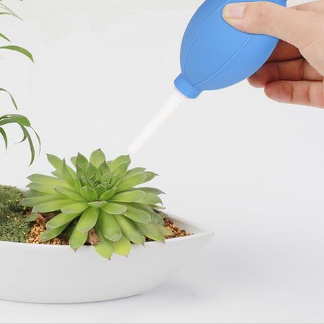Souffleur de poussière multifonctionnel pour plantes, nettoyeur de poussière pour appareils photo, outil de nettoyage de jardin (bleu) (1/5)